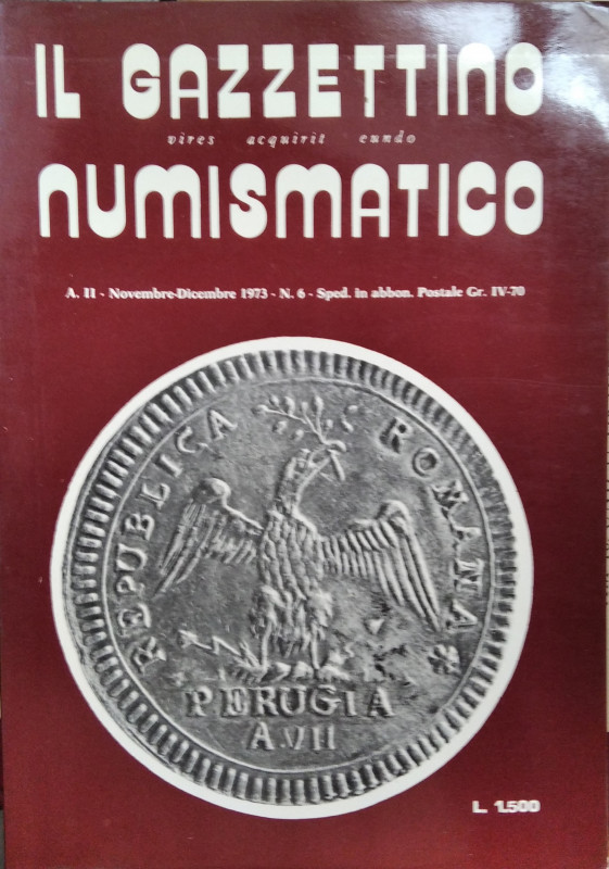 IL GAZZETTINO NUMISMATICO – Bimestrale di Numismatica con rubriche di Medaglisti...