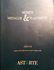 ASTARTE Lugano Asta VII del 10-11 ottobre 2001. Monete medaglie & placchette. Pp. 142, Lots 1109 all in b/w ill., 6 color plates of enlargements