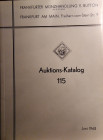 FRANKFURTER MUNZHANDLUNG E. BUTTON – Auktion n. 115, Frankfurt am Main 24-25 Juni 1968. Deutsche talersammlung des Herrn C in B. pp. 53, lots 1198, 28...