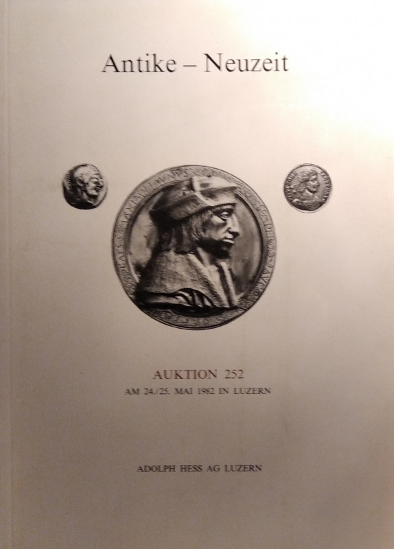 HESS - DIVO AG – Luzern, 24-25 mai 1982. Auktion n. 252. Antike Neuzeit. pp. 133...