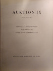 MUNZEN UND MEDAILLEN AG – Auktion IX. Basel, 21-22 juni 1951. Schweizer goldmunzen – Auslandische – Gold und silbermunzen. pp. 36, 529 lots, 24 b/w pl...