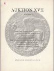 MUNZEN UND MEDAILLEN AG – Auktion XVII. Basel, 2- 4 dezember 1957. Schweizer munzen un medaillen – Kunstmedaillen der Renaissance – Romische munzen – ...