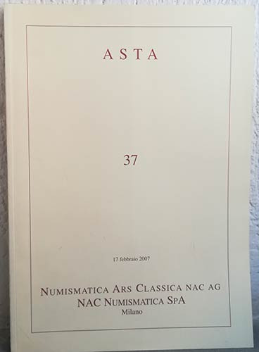 NAC – NUMISMATICA ARS CLASSICA. Auction no. 37. Importante collezione di Medagli...