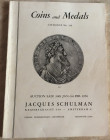 Schulman J. Catalogue 226. Amsterdam 30 January - 1 February 1956. Coins and medals, greek, roman, europee, nederland munten. Brossura editoriale, 94p...