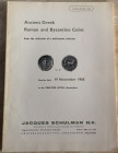 Schulman J. N. V. Catalogue. 248. Greek, Roman and Byzantine coins from collection of a well known collector. Amsterdam, 19 November 1968. Brossura ed...