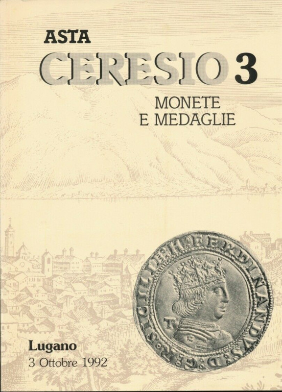 CERESIO, Lugano – Asta 3 del 3 Ottobre 1992. Monete e Medaglie. Monete Greche e ...