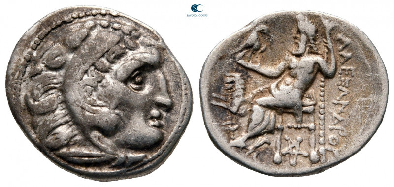 Kings of Macedon. Kolophon. Alexander III "the Great" 336-323 BC. Struck under L...