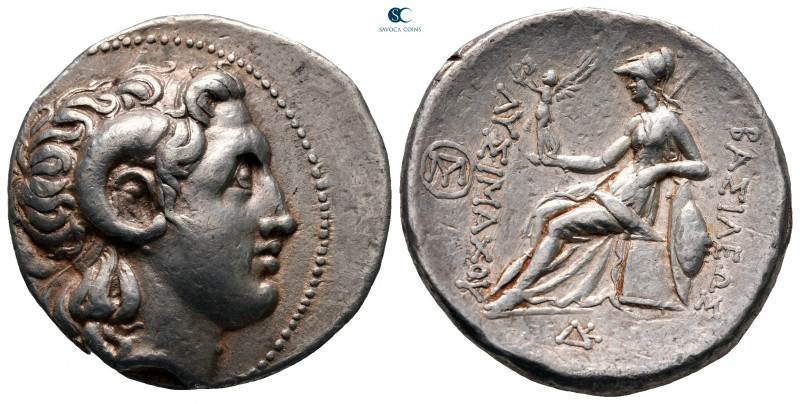 Kings of Thrace. Sardeis. Macedonian. Lysimachos 305-281 BC. 
Tetradrachm AR
...