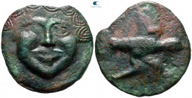 Scythia. Olbia circa 437-410 BC. Cast coinage Æ