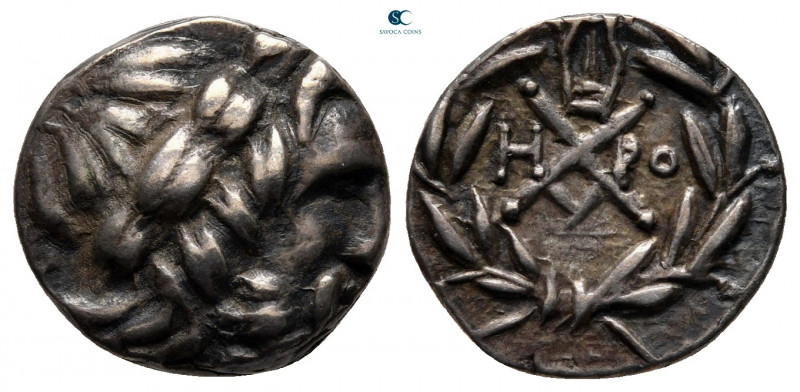 Megaris. Achaian League. Megara circa 175-168 BC. 
Triobol AR

15 mm, 2,73 g...