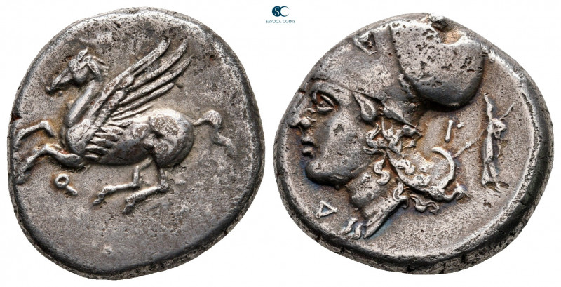 Corinthia. Corinth circa 375-300 BC. 
Stater AR

21 mm, 8,38 g

Pegasos fly...