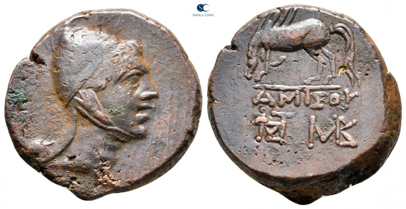 Pontos. Amisos. Time of Mithradates VI Eupator circa 120-63 BC. 
Bronze Æ

23...
