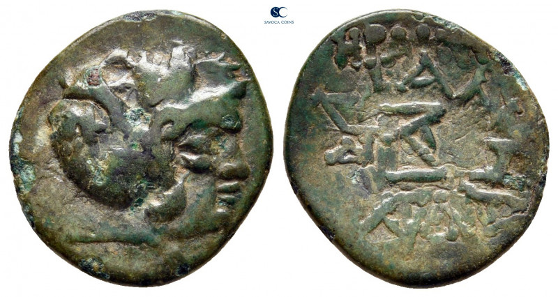 Bithynia. Herakleia Pontika circa 200-0 BC. 
Bronze Æ

17 mm, 2,28 g

Laure...