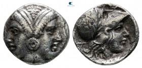 Mysia. Lampsakos circa 390-330 BC. Diobol AR