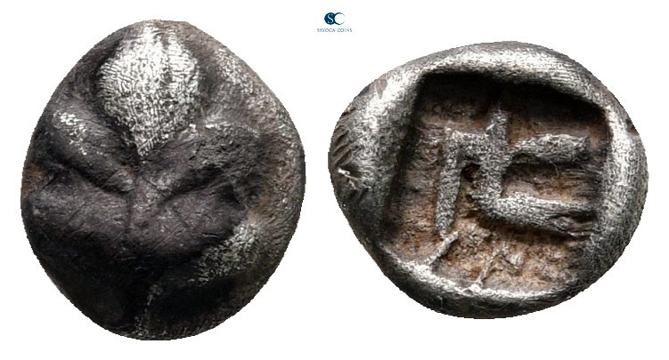 Islands off Caria. Rhodos. Kamiros circa 550-500 BC. 
Obol AR

8 mm, 0,62 g
...