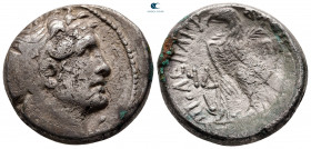 Ptolemaic Kingdom of Egypt. Alexandreia. Cleopatra VII Thea Neotera 51-30 BC. Dated RY 14 = 39/8 BC. Tetradrachm AR