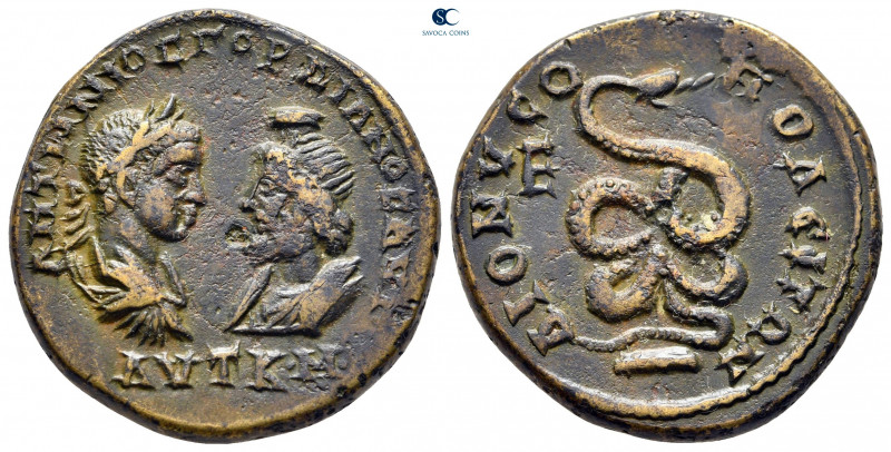 Moesia Inferior. Dionysopolis. Gordian III AD 238-244. 
Pentassarion (5 Assaria...