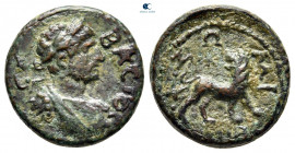 Ionia. Miletos. Hadrian AD 117-138. Fl. Zo-, magistrate. Bronze Æ
