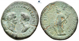 Cilicia. Eirenopolis - Neronias. Domitian with Domitia AD 81-96. Dated Civic Year 43 (ca. 93/4 AD). Bronze Æ