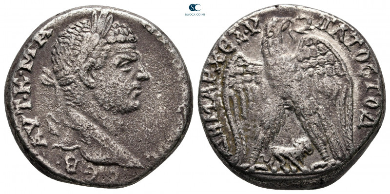 Cyrrhestica. Bambyce - Hieropolis. Caracalla AD 198-217. 
Tetradrachm AR

25 ...