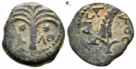 Judaea. Jerusalem. Marcus Ambibulus, under Augustus CE 9-12. Dated RY 39 of Augustus (8/9 CE). Prutah Æ