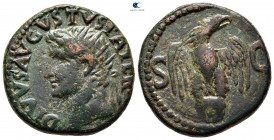 Divus Augustus AD 14. Struck under Tiberius in Rome, AD 34-37. Rome. As Æ