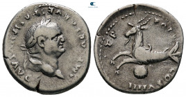 Vespasian AD 69-79. Rome. Denarius AR