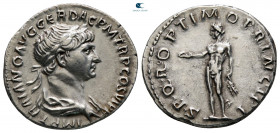 Trajan AD 98-117. Struck AD 113-114. Rome. Denarius AR