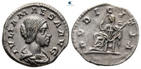 Julia Maesa. Augusta AD 218-224. Rome. Denarius AR