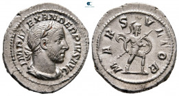 Severus Alexander AD 222-235. Struck AD 232. Rome. Denarius AR