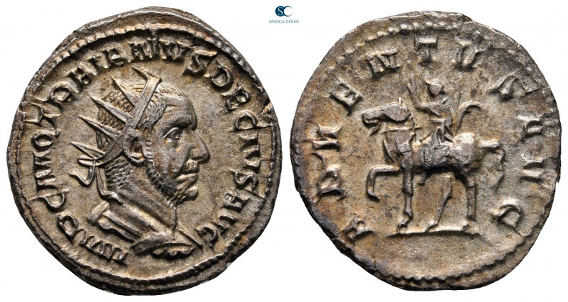 Trajan Decius AD 249-251. Rome
Antoninianus AR

23 mm, 4,42 g

IMP C M Q TR...