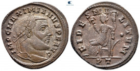 Maximianus Herculius AD 286-305. Ticinum. Nummus Æ