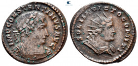 Constantine I the Great AD 306-337. Stuck circa AD 310-313. Treveri. Nummus Æ