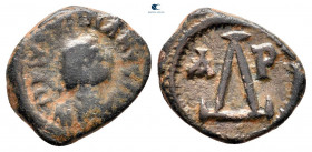 Justinian I AD 527-565. Thessalonica. 4 Nummi Æ