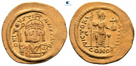Justin II AD 565-578. Struck AD 567-578. Constantinople. 10th officina. Solidus AV