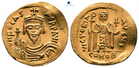 Phocas AD 602-610. Constantinople. 10th officina. Solidus AV