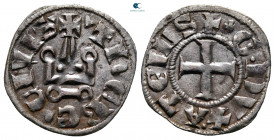 Guillaume de la Roche AD 1280-1287. Thebes mint. Denier Tournois BI. Variety A3