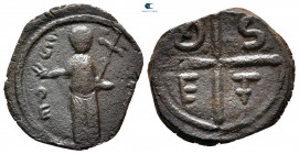 Tancred, regent AD 1101-1112. Antioch. Follis Æ. Third type