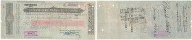 Banconote. Banca Commerciale Italiana. Assegno 100.000 Lire 1943. BB+. Strappi e pieghe. Elevatissimo importo per l'epoca.