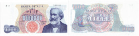 Banconote. Repubblica Italiana. 1.000 Lire Verdi I° Tipo. Dec. Min. 05-07-1963.