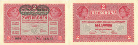 Banconote. Estere. Austria. 2 Korone 1917.