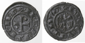 Messina. Corrado II, Corradino. 1254-1258. Denaro. Mi.