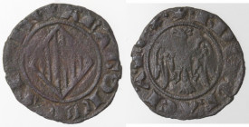 Messina. Pietro I d’Aragona e Costanza II. 1282-1285. Denaro. Mi.