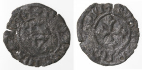 Napoli. Giovanna II d'Angiò-Durazzo. 1414-1435. Denaro con Y. Mi.