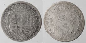 Napoli. Carlo II. 1674-1700. Tarì 1685. Ag.