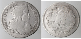 Napoli. Carlo II. 1674-1700. Tarì 1691. Ag.