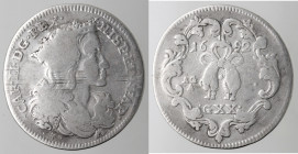Napoli. Carlo II. 1674-1700. Tarì 1692. Ag.