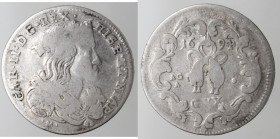 Napoli. Carlo II. 1674-1700. Tarì 1694. Ag.
