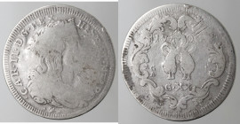 Napoli. Carlo II. 1674-1700. Tarì 1700. Ag.