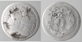 Napoli. Carlo II. 1674-1700. Carlino 1700. Ag.